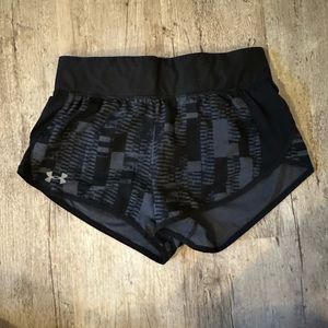 size s, black shorts